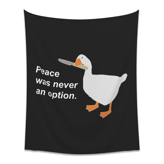 Peace Was Never An Option Wall Tapestry - Art Unlimited