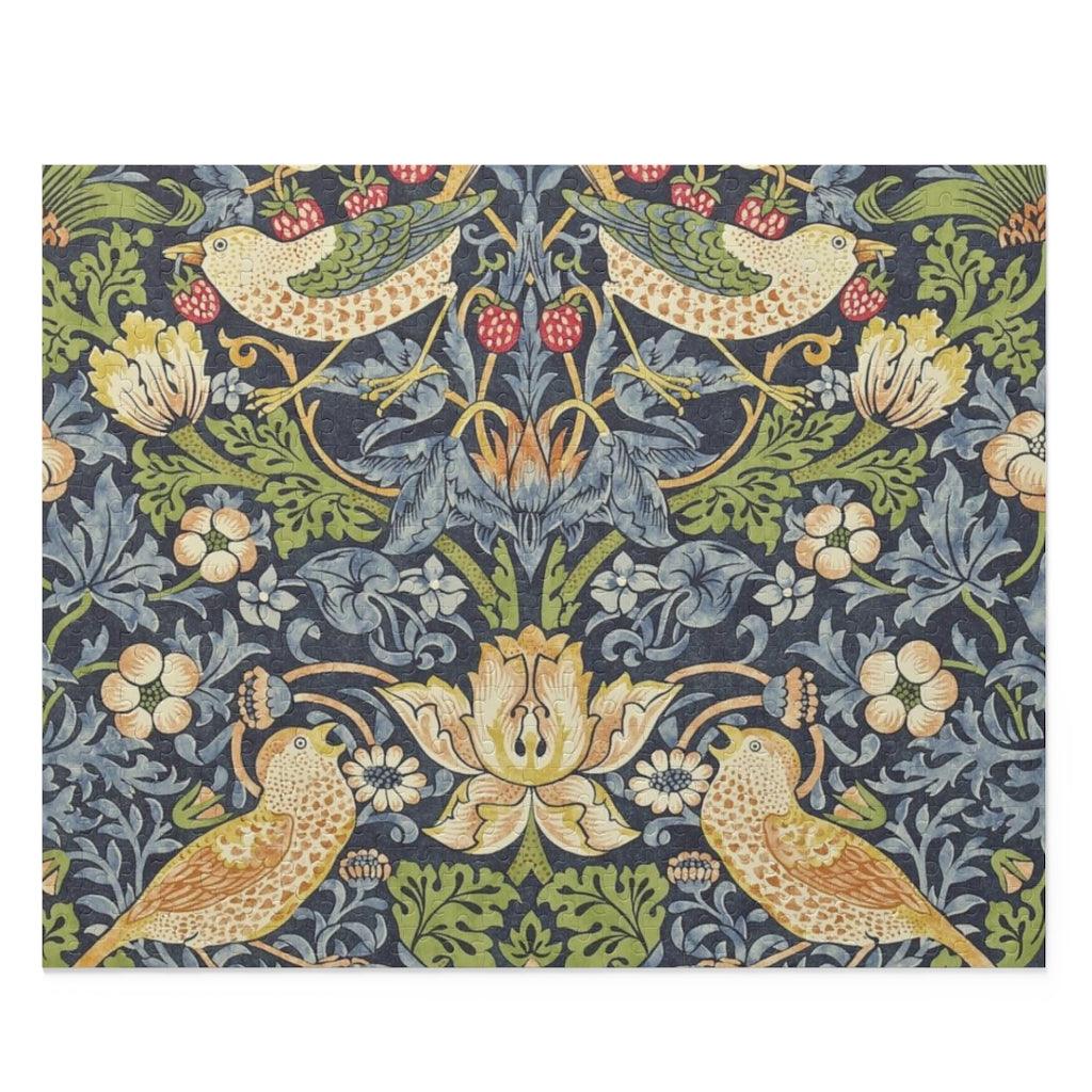 William Morris Strawberry Thief Puzzle (120, 252, 500-Piece) - Art Unlimited