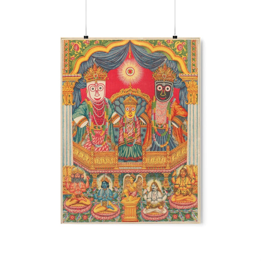 Shri Shri Jagannath - Krishna As The Lord Of The World Print Poster