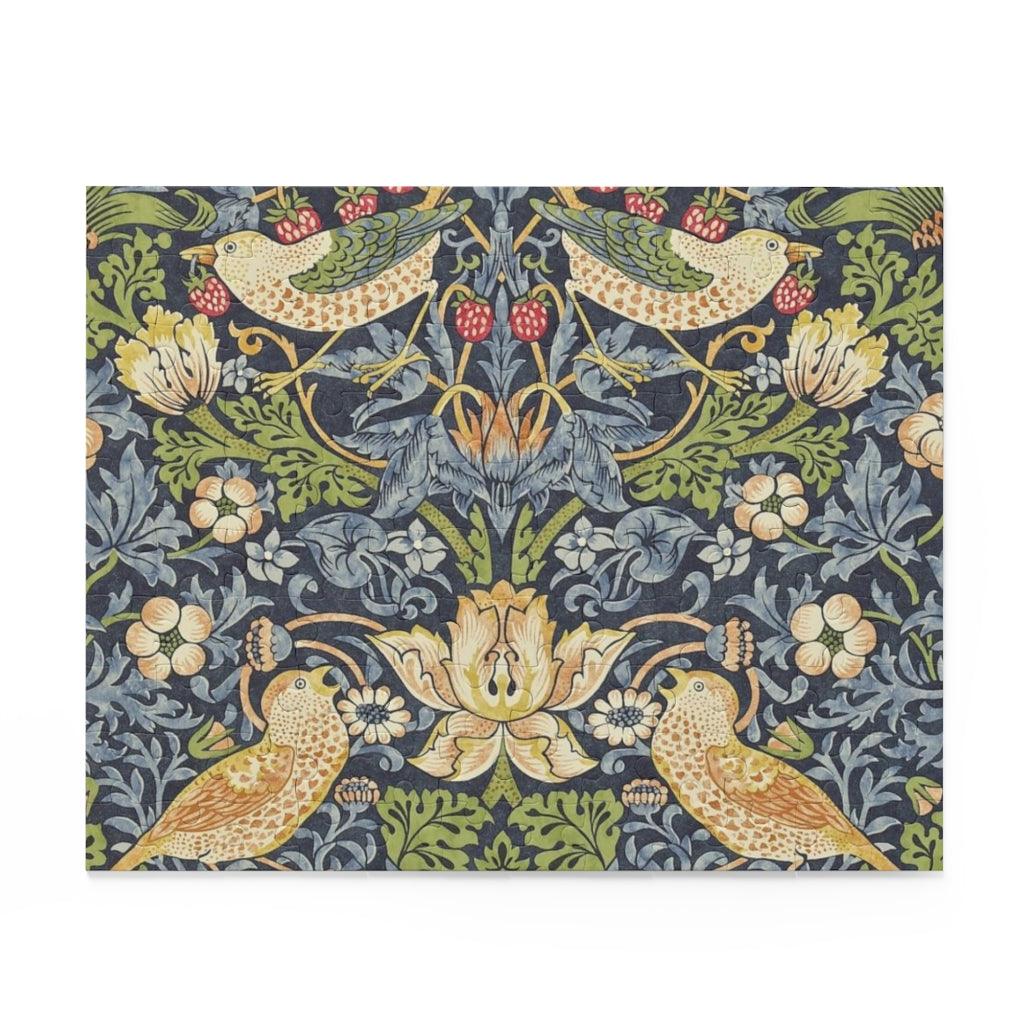 William Morris Strawberry Thief Puzzle (120, 252, 500-Piece) - Art Unlimited