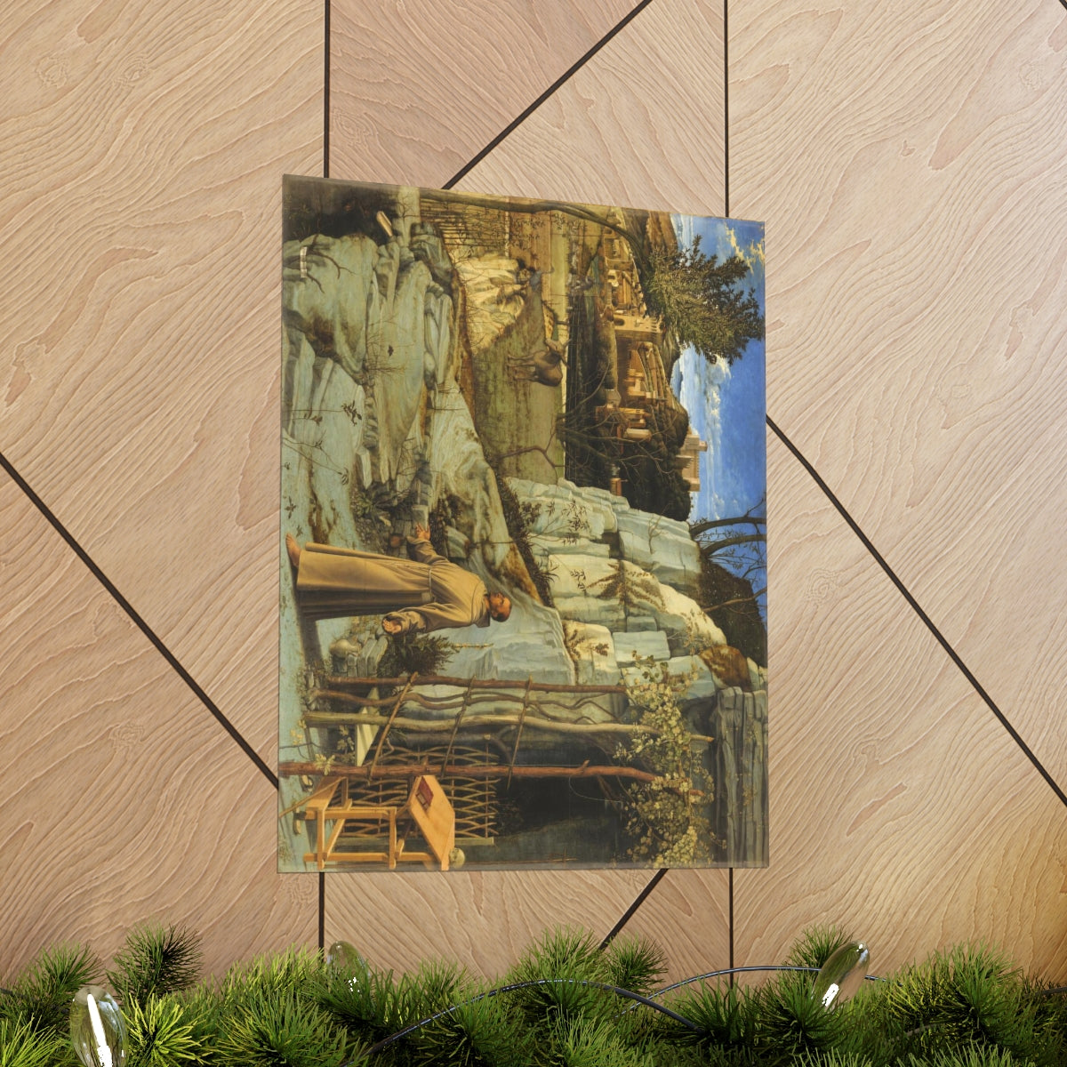 Saint Francis In The Desert By Giovanni Bellini Print Poster