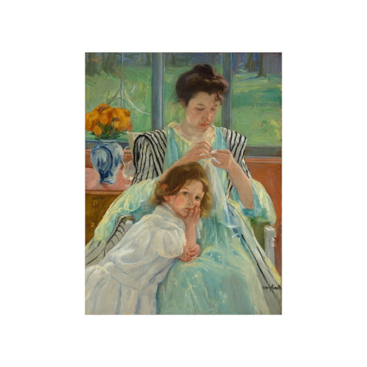 Mary Cassatt - Young Mother Sewing Print Poster