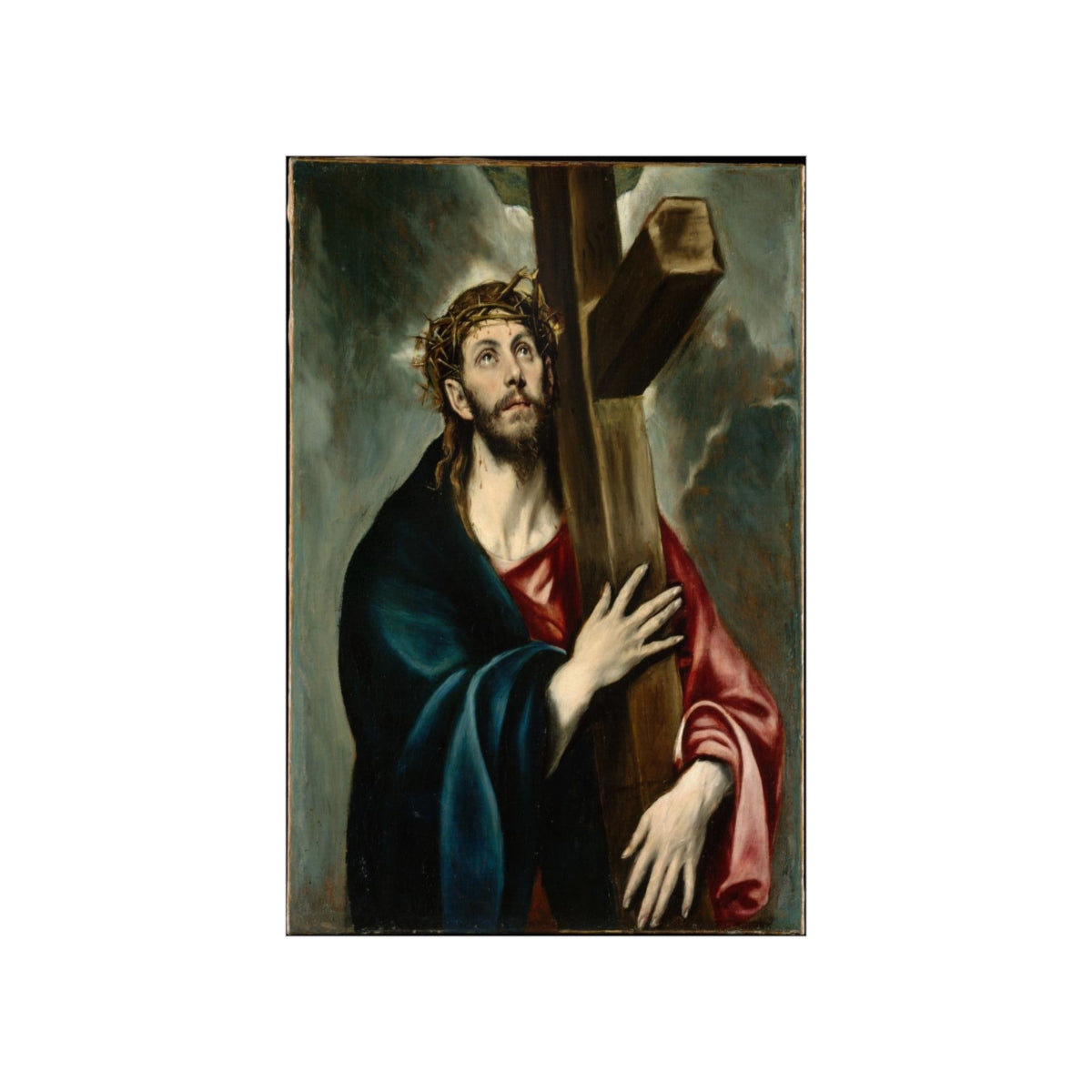 El Greco - Christ Carrying The Cross Print Poster