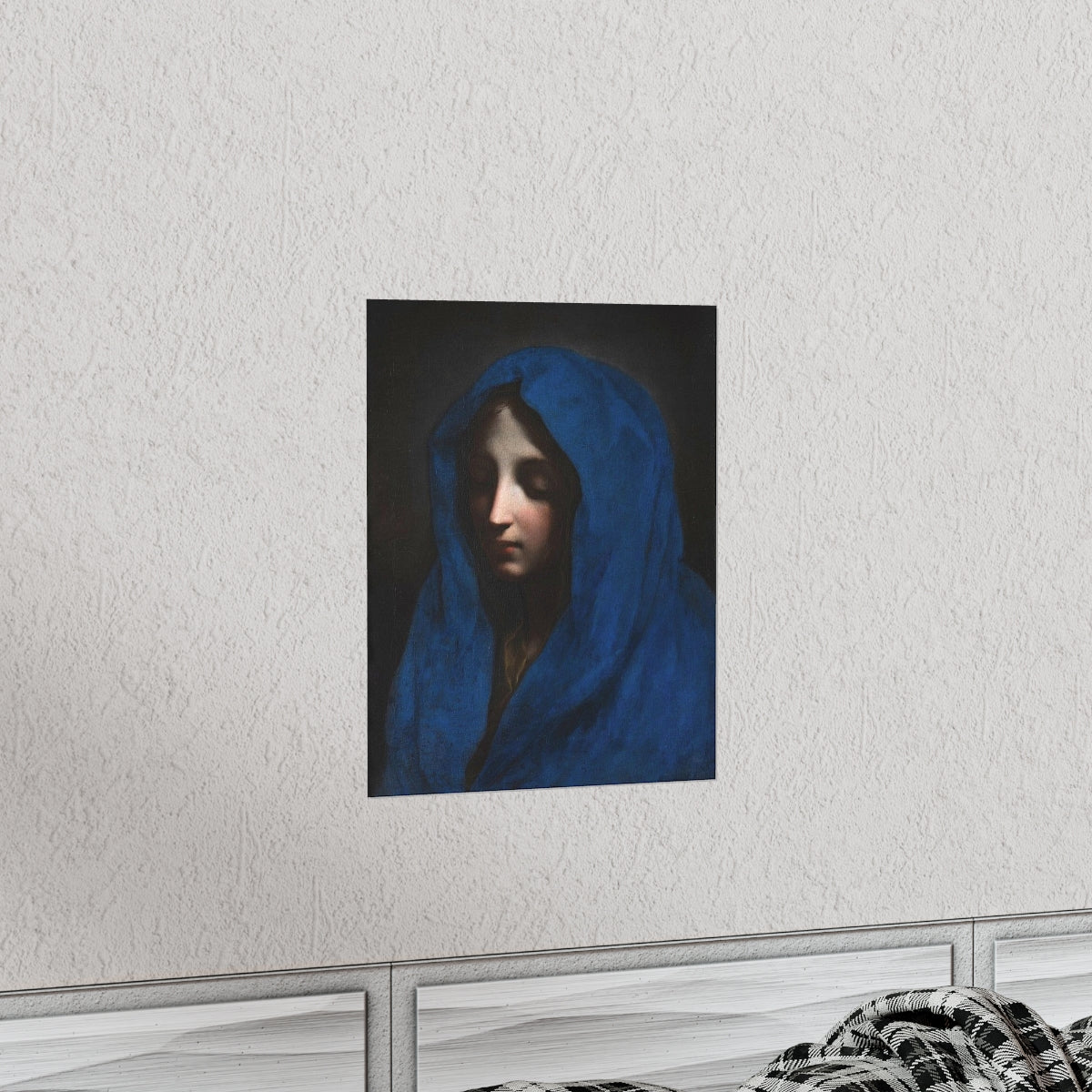 Blue Madonna Carlo Dolci Print Poster