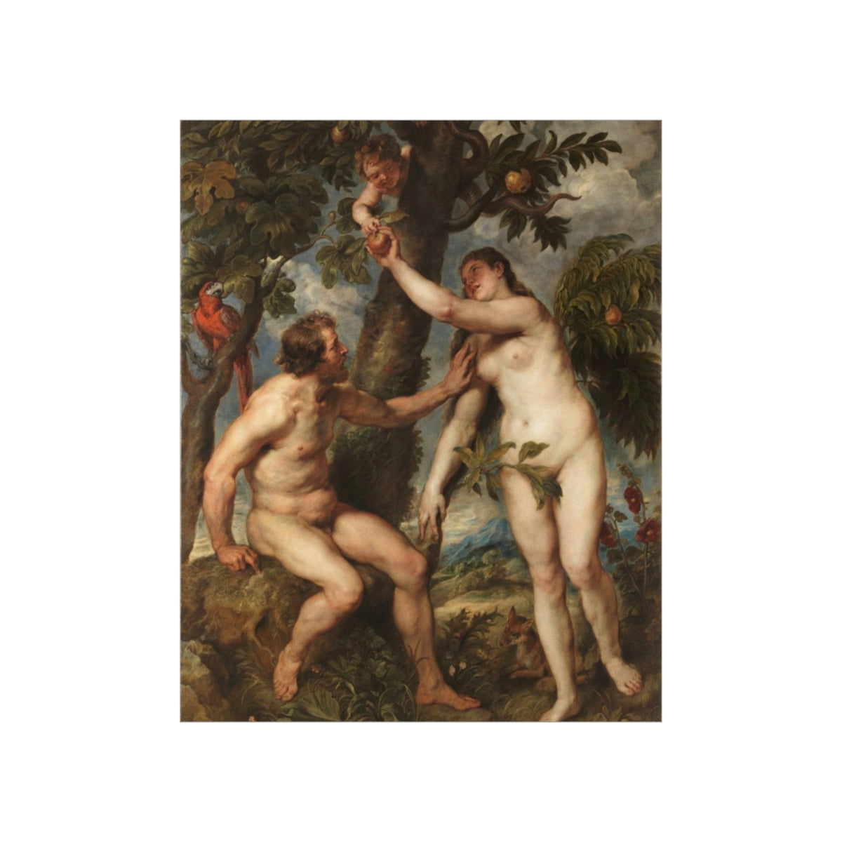 Peter Paul Rubens - The Fall of Man 1628 Print Poster