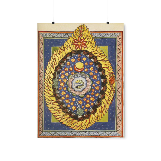 Hildegard Of Bingen God, Cosmos, And Humanity Print Poster