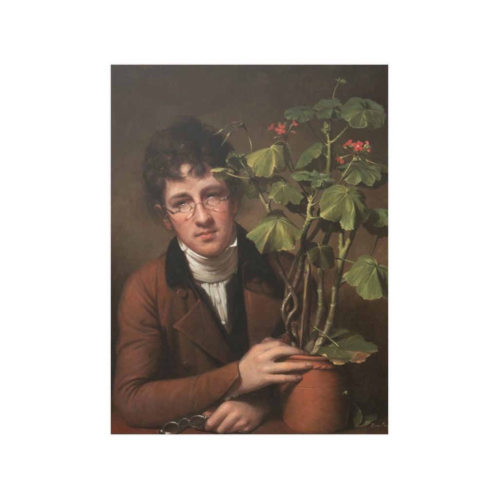 Rembrandt Peale Rubens Peale With A Geranium 1801 Print Poster - Art Unlimited