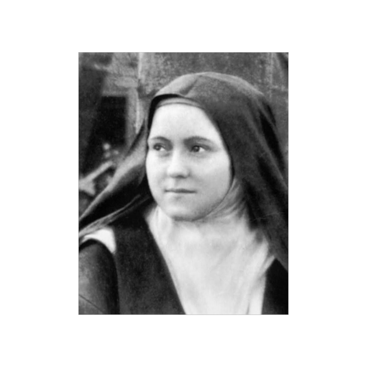 Saint Therese Portrait Print Poster