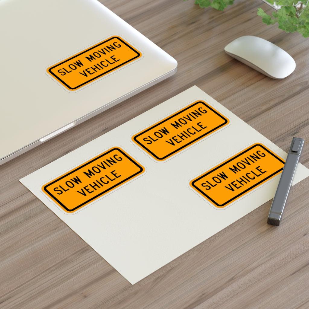 Slow Moving Vehicle Sign Sticker Sheet - Art Unlimited