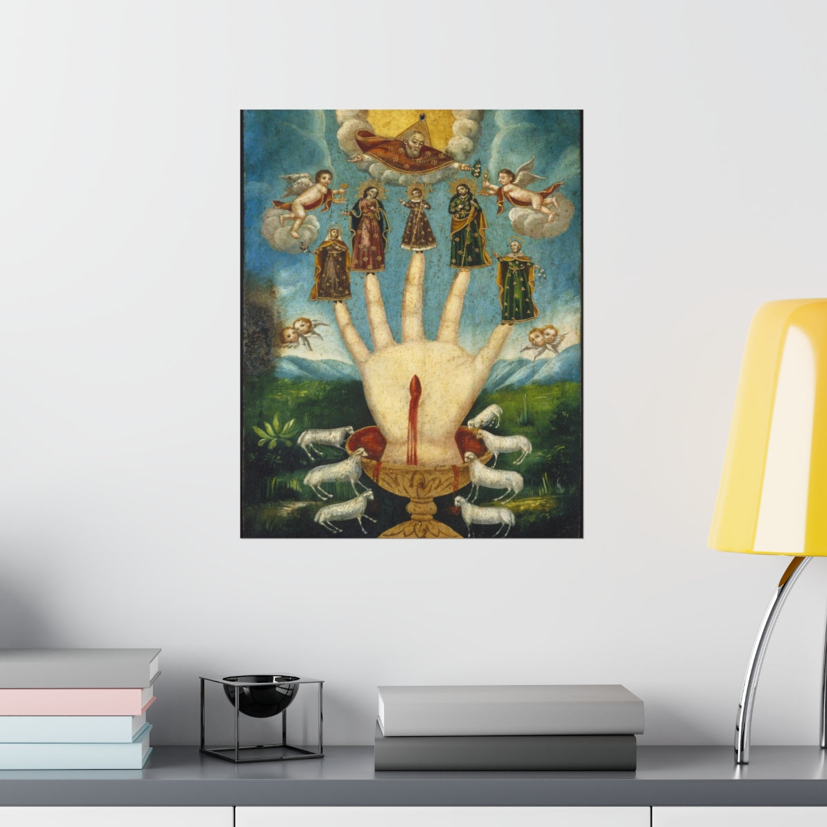 The All Powerful Hand Or The Five Persons Unknown Print Poster