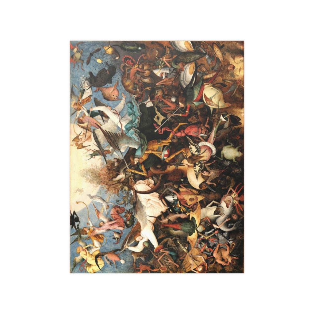 The Fall Of The Rebel Angels 1562 By Pieter Bruegel Print Poster - Art Unlimited