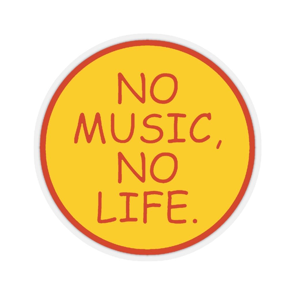 No Music No Life Sticker - Art Unlimited