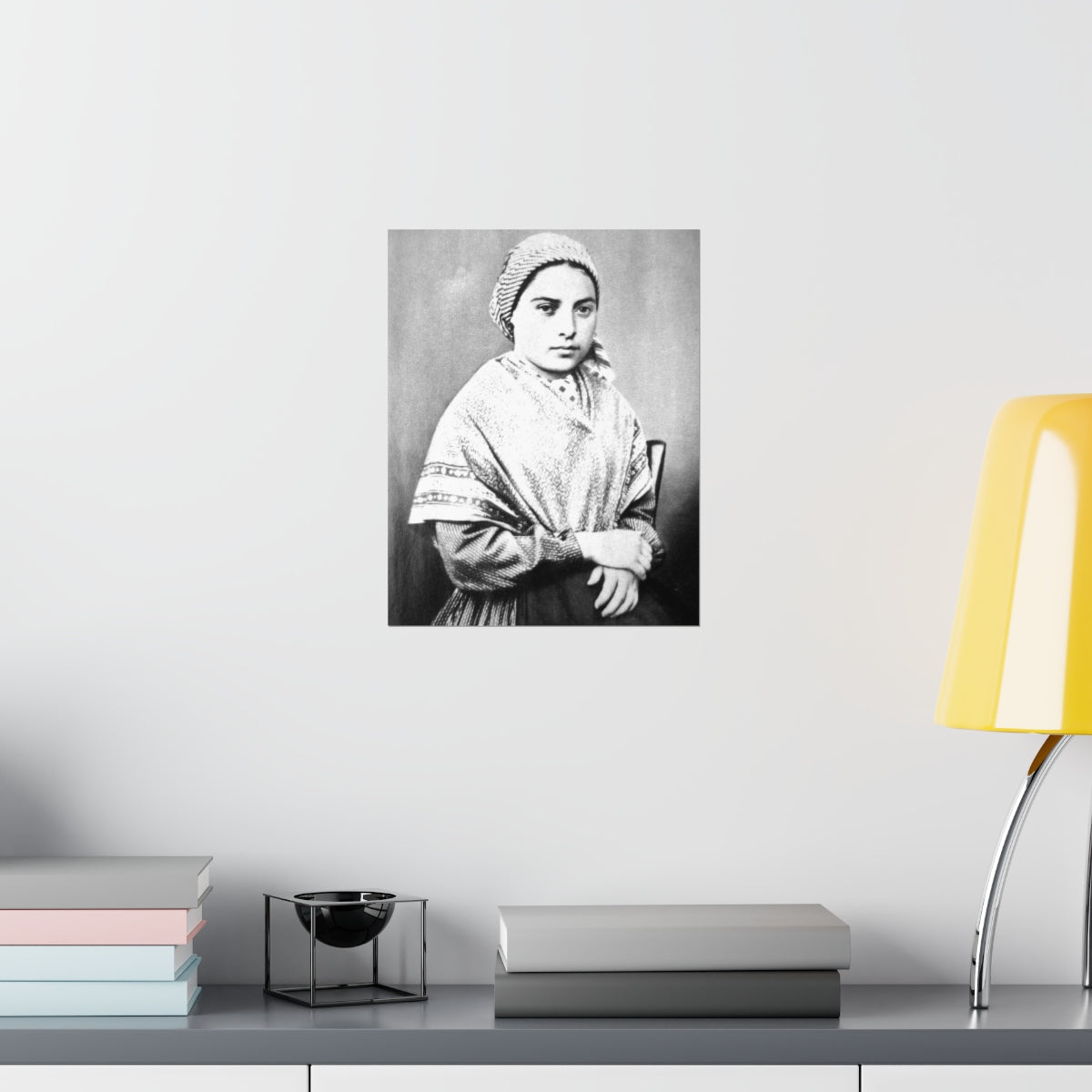 Saint Bernadette Portrait Print Poster