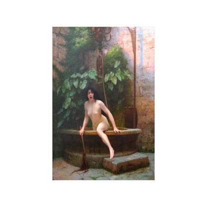 Truth Coming Out of Her Well - Jean-Léon Gérôme Print Poster - Art Unlimited