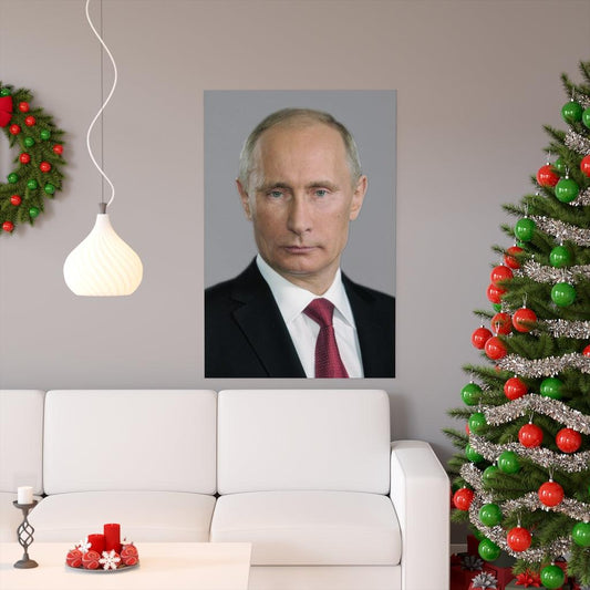 Vladimir Putin Portrait Print Poster - Art Unlimited