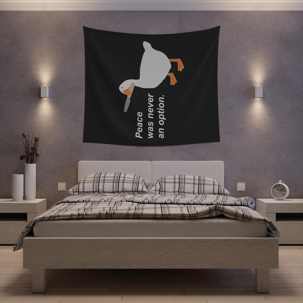 Peace Was Never An Option Wall Tapestry - Art Unlimited