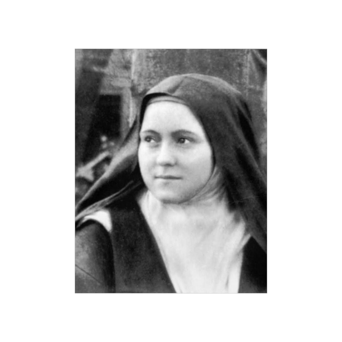 Saint Therese Portrait Print Poster