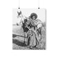Nellie Brown Black Cowgirl 1880 Print Poster