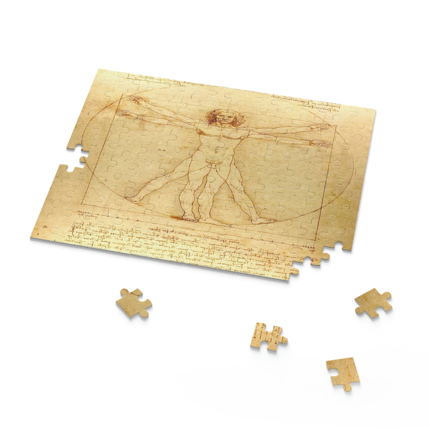 Vitruvian Man by Leonardo Da Vinci Puzzle