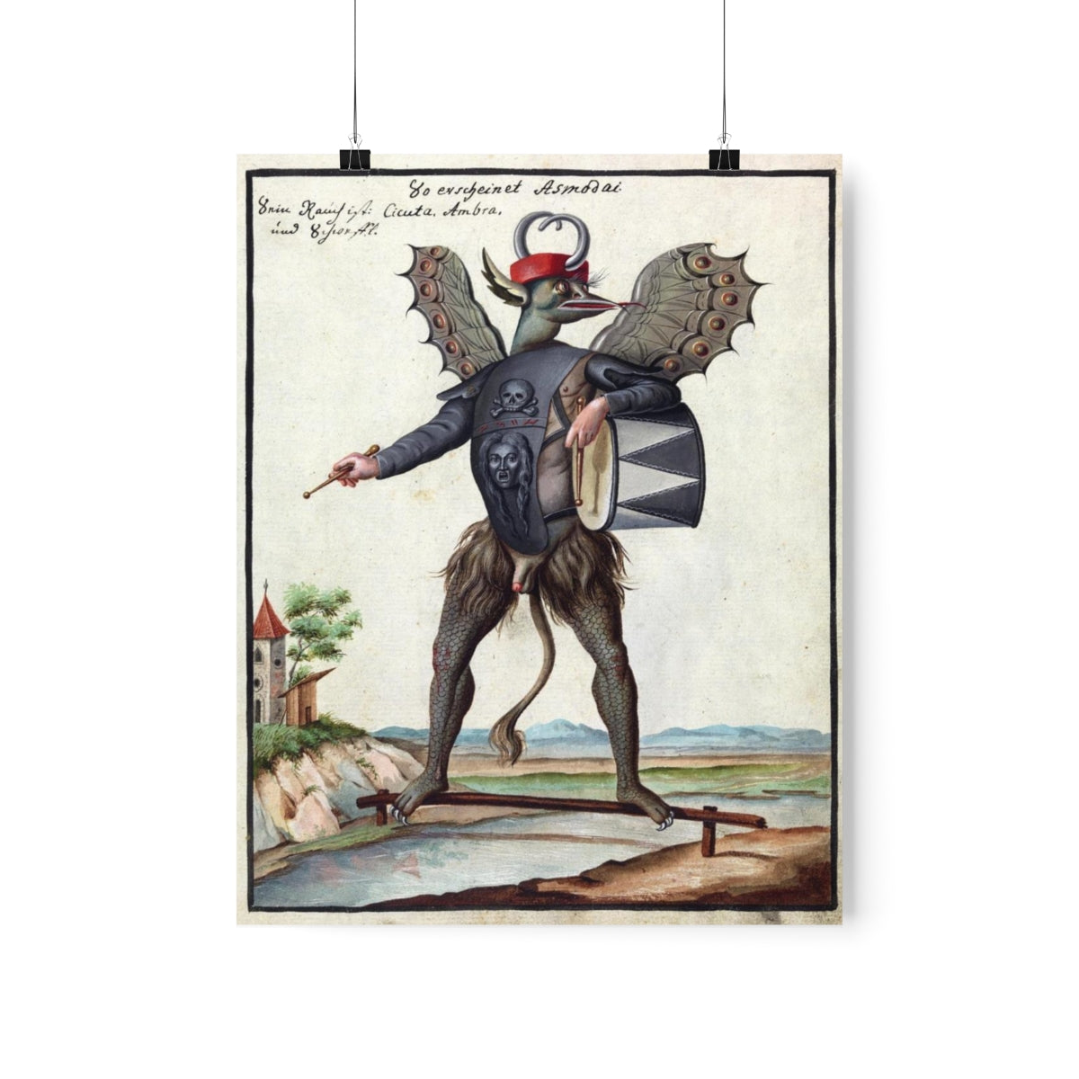 Asmodeus - Compendium Rarissimum 1792 Print Poster