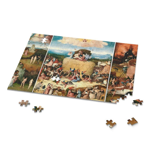 The Haywain Triptych Painting By Hieronymus Bosch Puzzle (120, 252, 500-Piece) - Art Unlimited