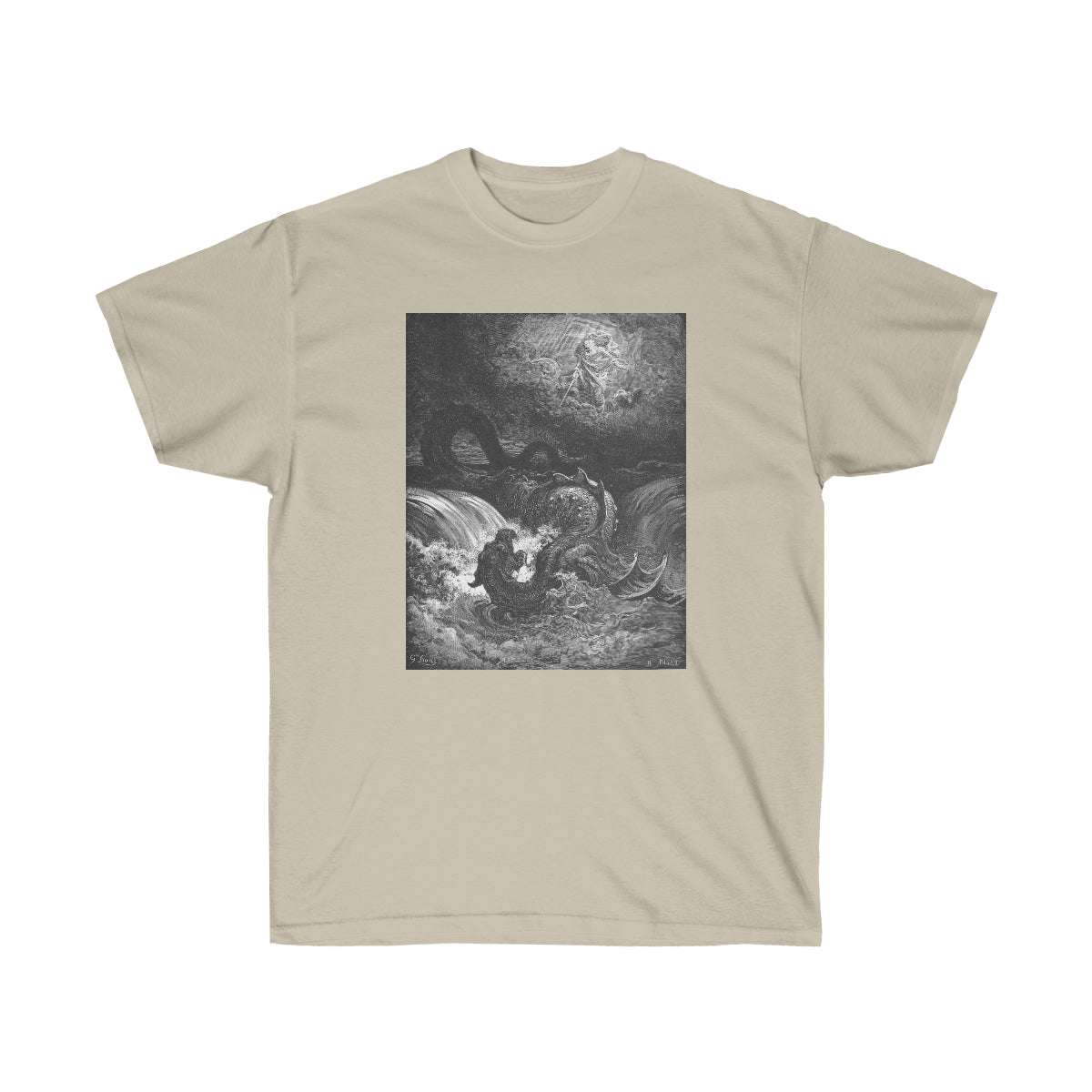 Gustave Dore - The Destruction Of Leviathan Unisex Ultra Cotton T Shirt