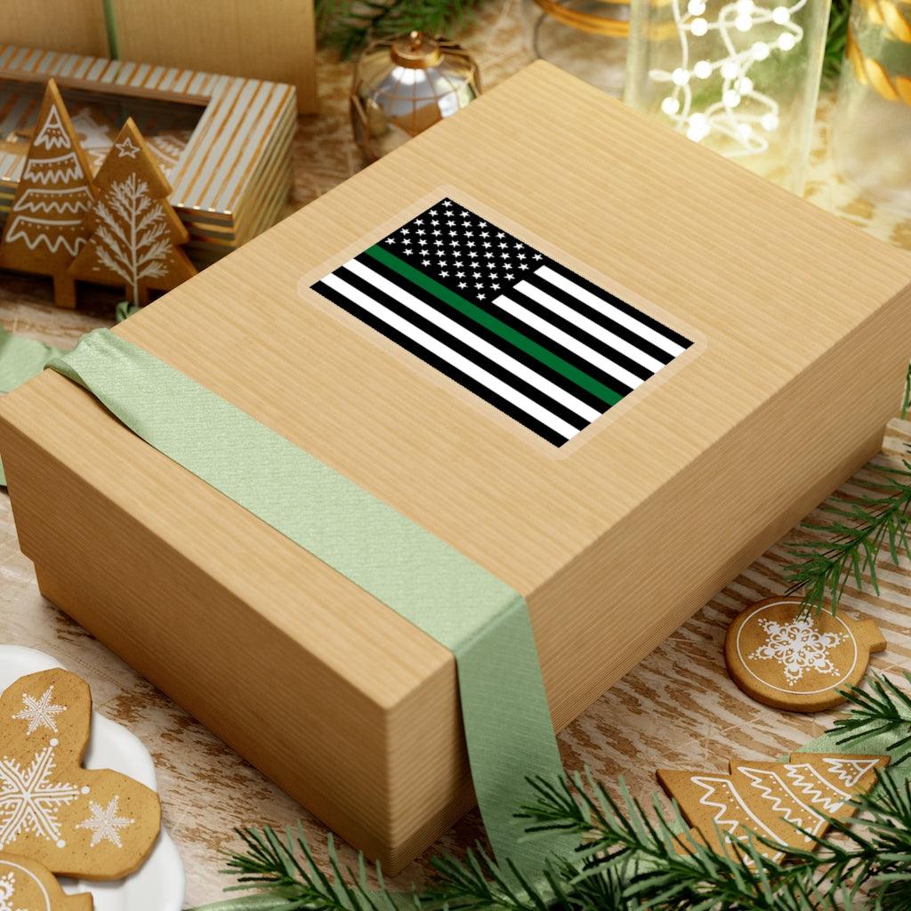 Thin Green Line Sticker - Art Unlimited