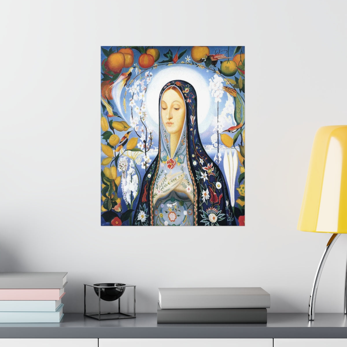 The Virgin Painting By Joseph Stella Print Poster