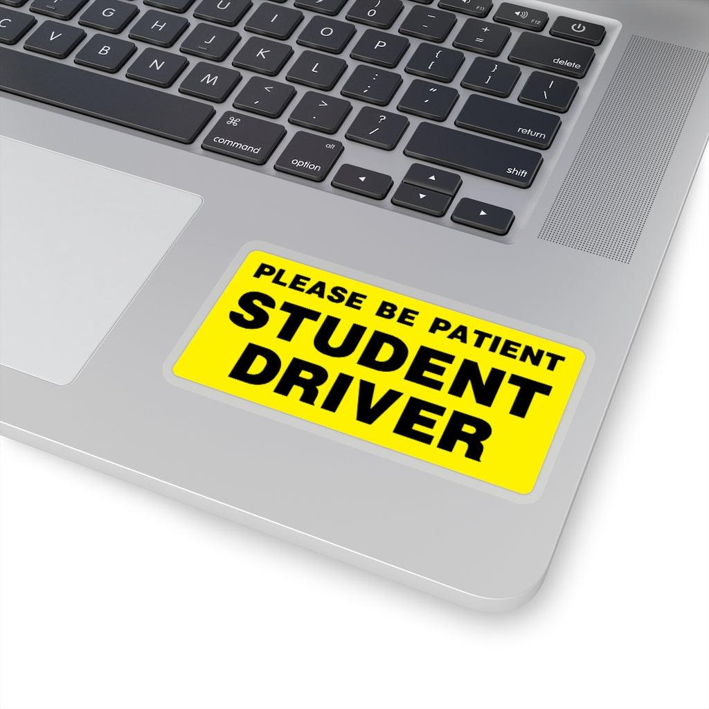 Please Be Patient Student Driver Sticker - Art Unlimited
