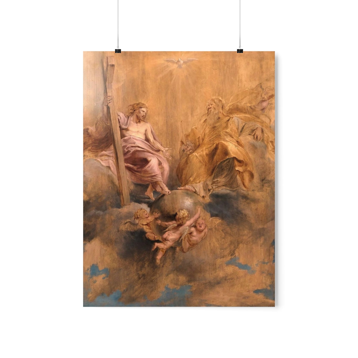 The Holy Trinity Peter Paul Rubens Print Poster