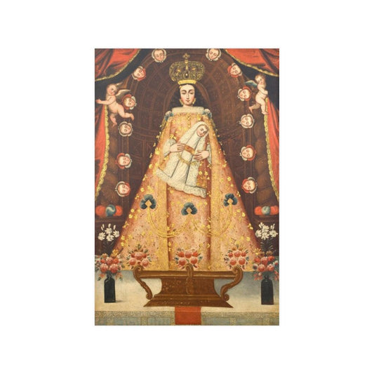 Virgin Of Bethlehem - Christ And Mary Print Poster - Art Unlimited