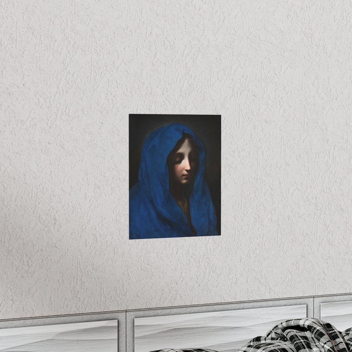 Blue Madonna Carlo Dolci Print Poster