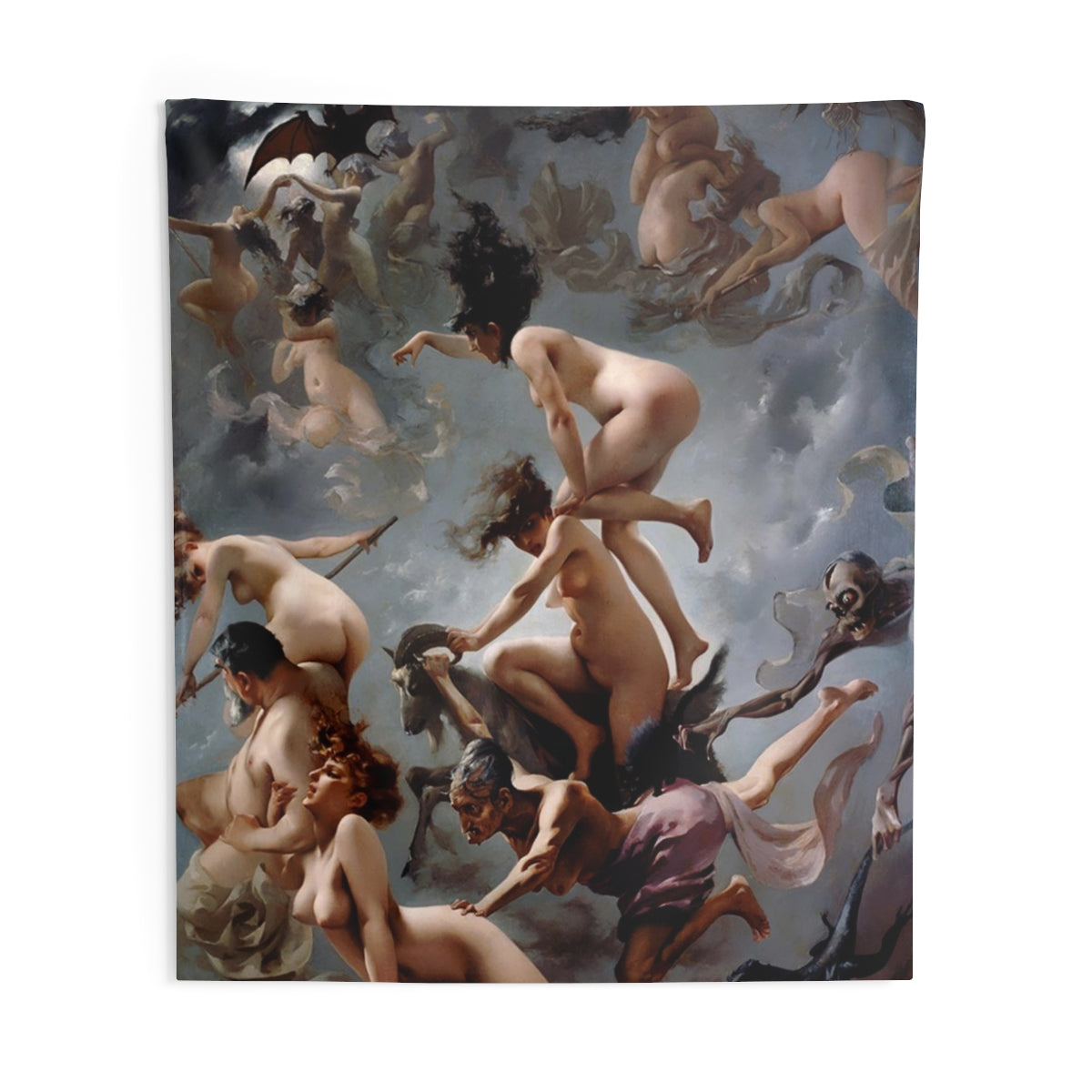Witches Going to The Sabbath - Luis Ricardo Falero Wall Tapestry