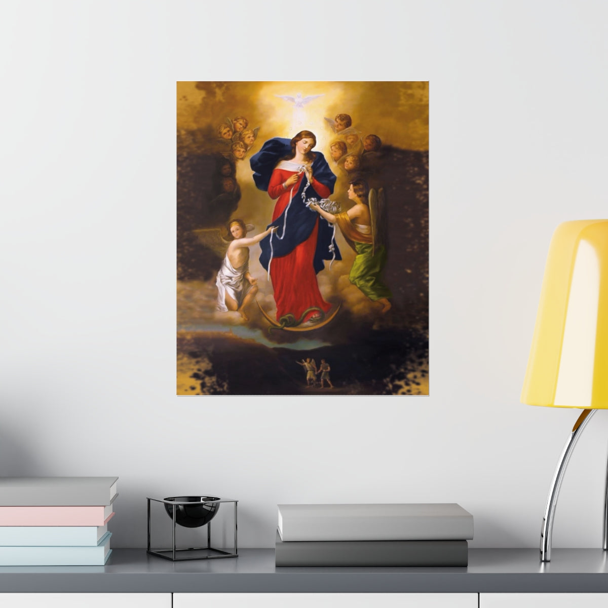 Our Lady Undoer Of Knots Portrait Print Poster