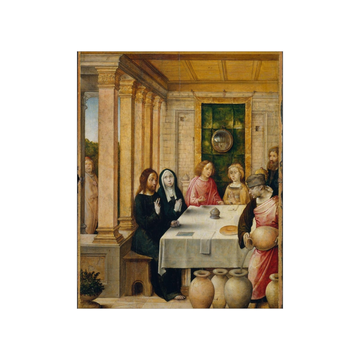 Wedding At Cana By Juan De Flandes Print Poster