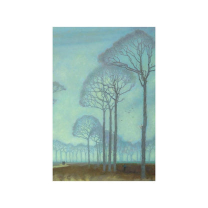 Row Of Trees By Dutch Jan Makes 1915 Print Poster - Art Unlimited