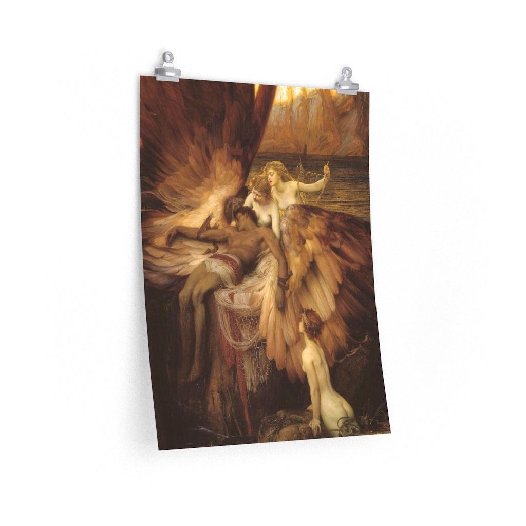 The Lament For Icarus - Herbert James Draper Print Poster - Art Unlimited