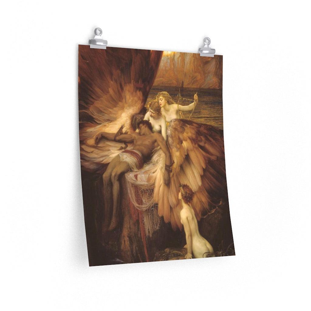 The Lament For Icarus - Herbert James Draper Print Poster - Art Unlimited