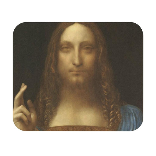 Salvator Mundi By Leonardo Da Vinci Mouse Pad - Art Unlimited