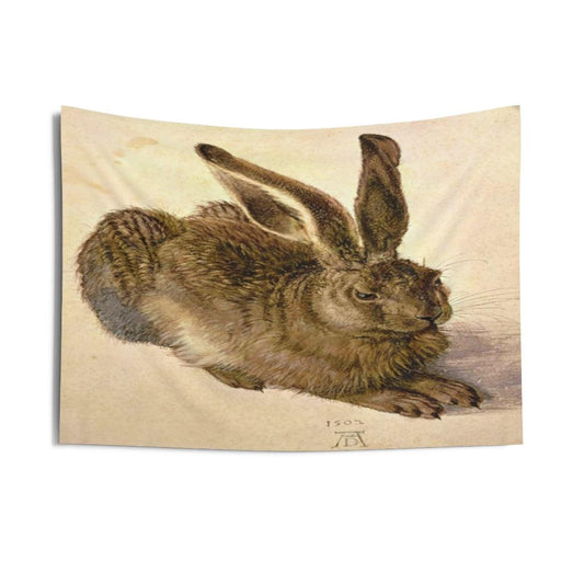 The Hare By Albrecht Durer Wall Tapestry - Art Unlimited