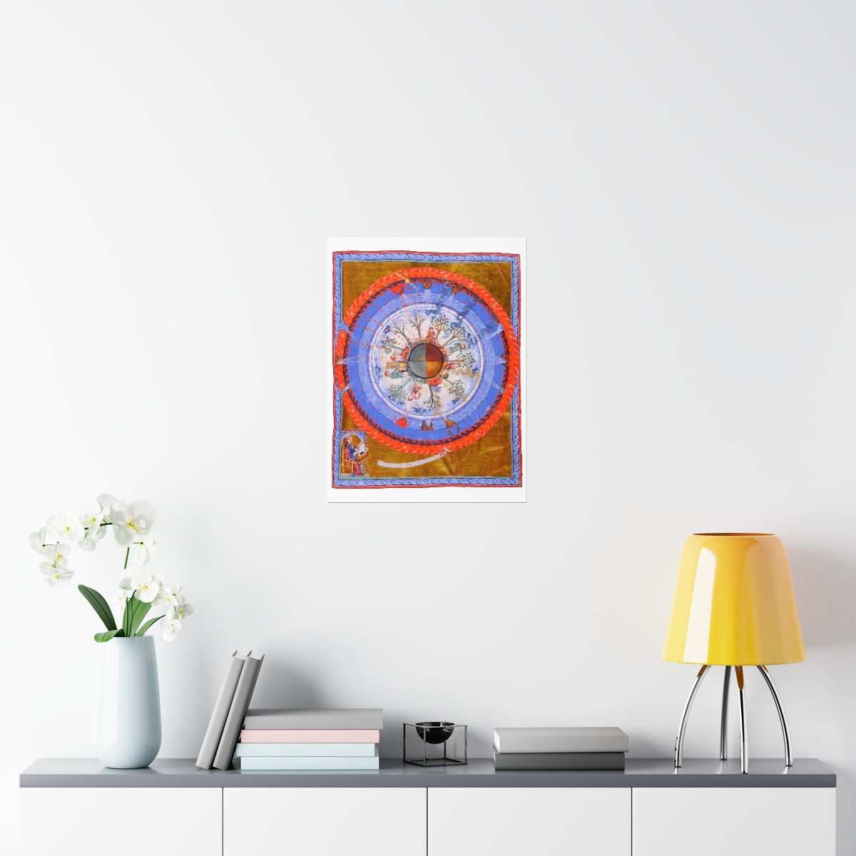 Hildegard Of Bingen Cosmos, Body, And Soul Print Poster