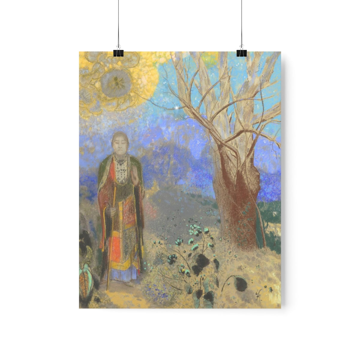 Odilon Redon The Buddha Print Poster