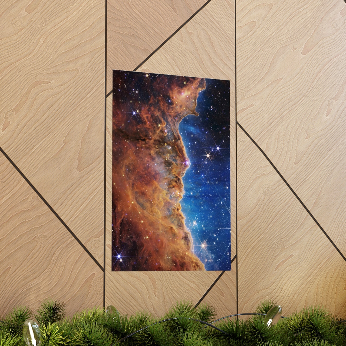 Carina Nebula Deep Field - James Webb Space Telescope Print Poster