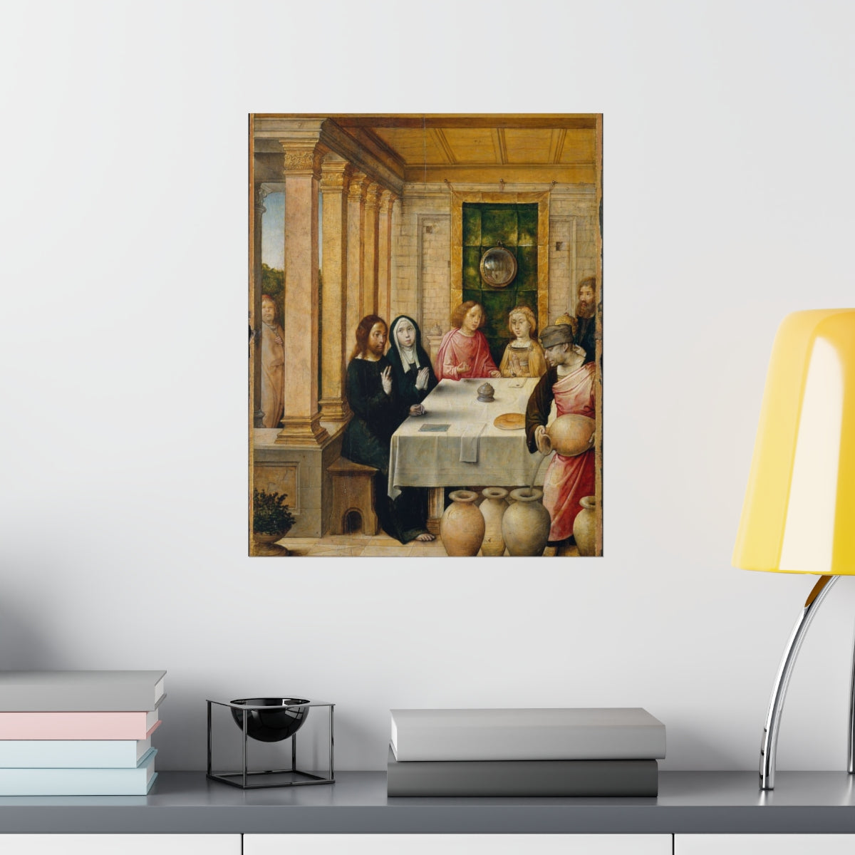 Wedding At Cana By Juan De Flandes Print Poster