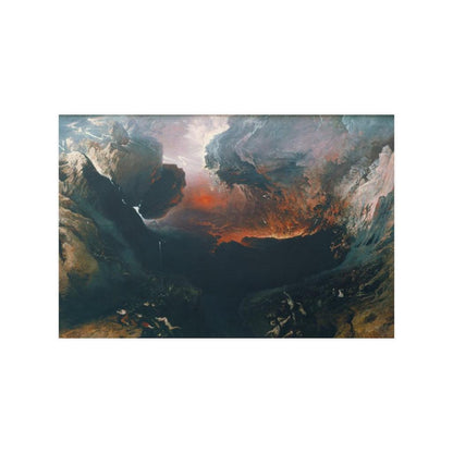 The Great Day Of His Wrath By John Martin Print Poster - Art Unlimited