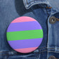 Trigender Pride Flag Pin Button - Art Unlimited