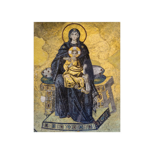 Theotokos The Virgin and Child Hagia Sophia Print Poster