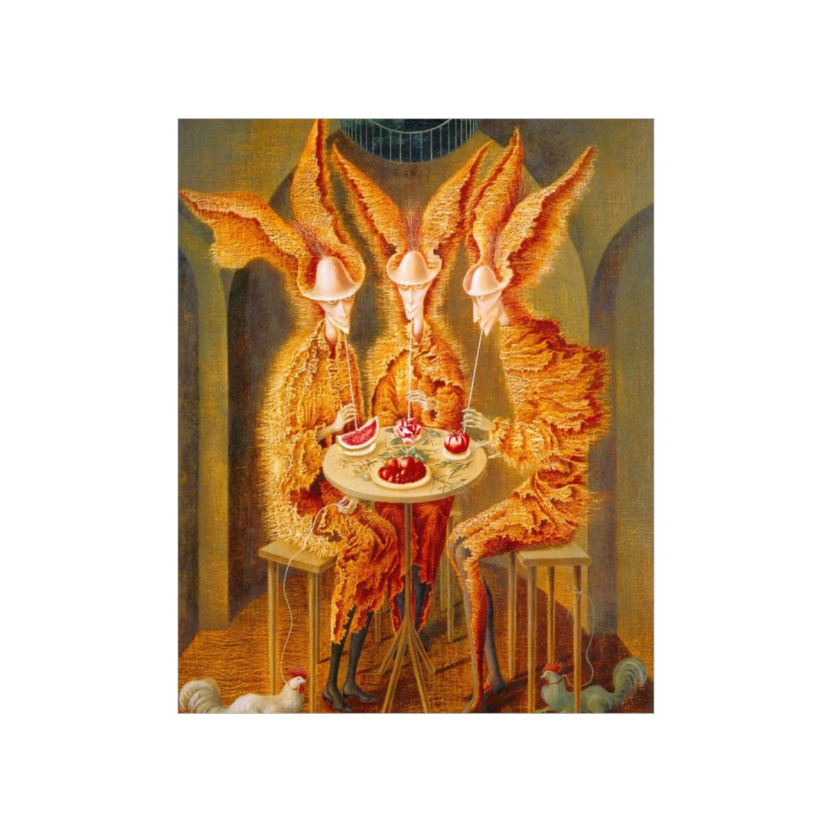 Remedios Varo Vampiros Vegetarianos Print Poster