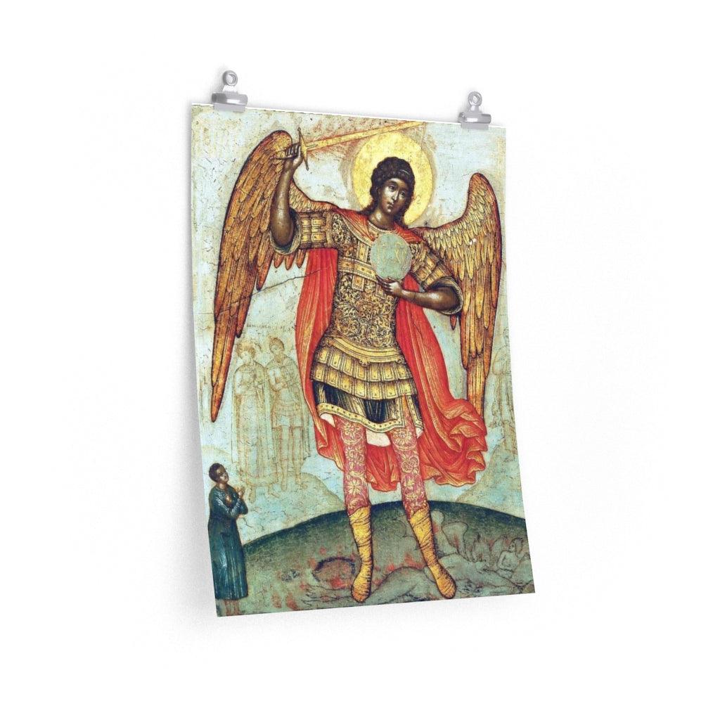 The Archangel Michael Trampling The Devil Underfoot 1676 Print Poster - Art Unlimited
