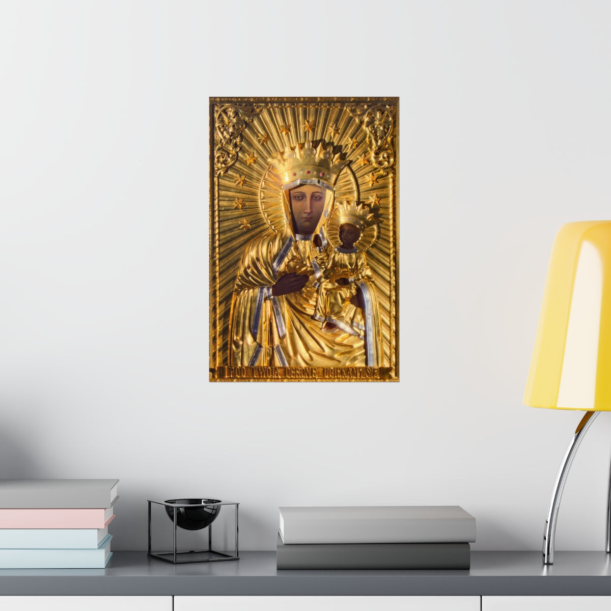 Our Lady Of Czestochowa Black Madonna From Poland Catholic Print Poster